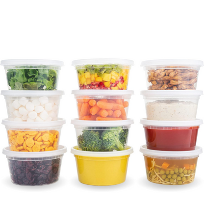 Frendorf | Leak-Proof Deli Containers with Lids – 30 Pieces