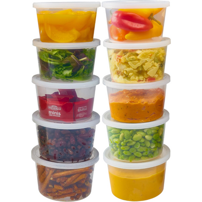 Frendorf | Leak-Proof Deli Containers with Lids – 30 Pieces