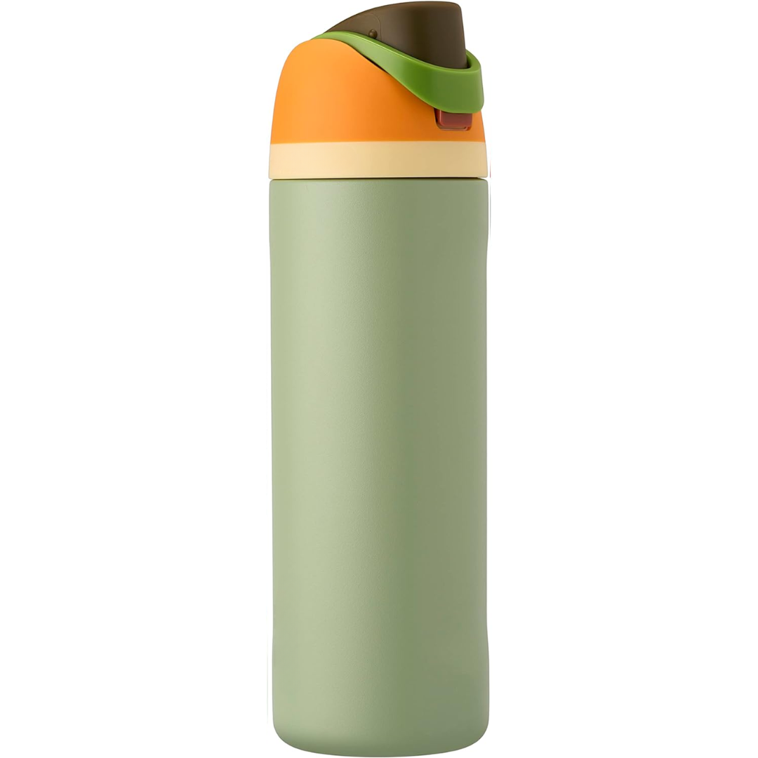 Skanto | Insulated Stainless Steel Water Bottle with Straw | Leak-proof, BPA-free | Multicolor