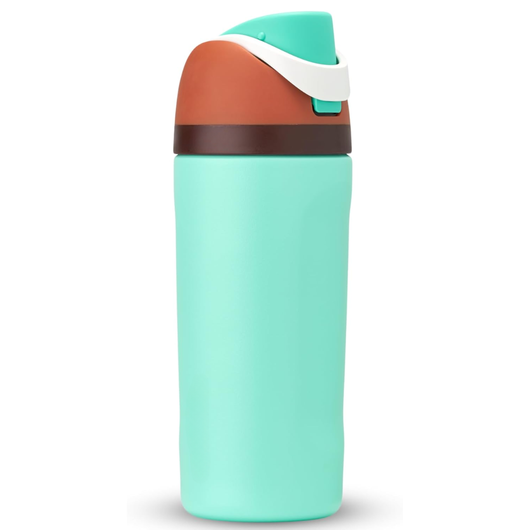Skanto | Insulated Stainless Steel Water Bottle with Straw | Leak-proof, BPA-free | Multicolor