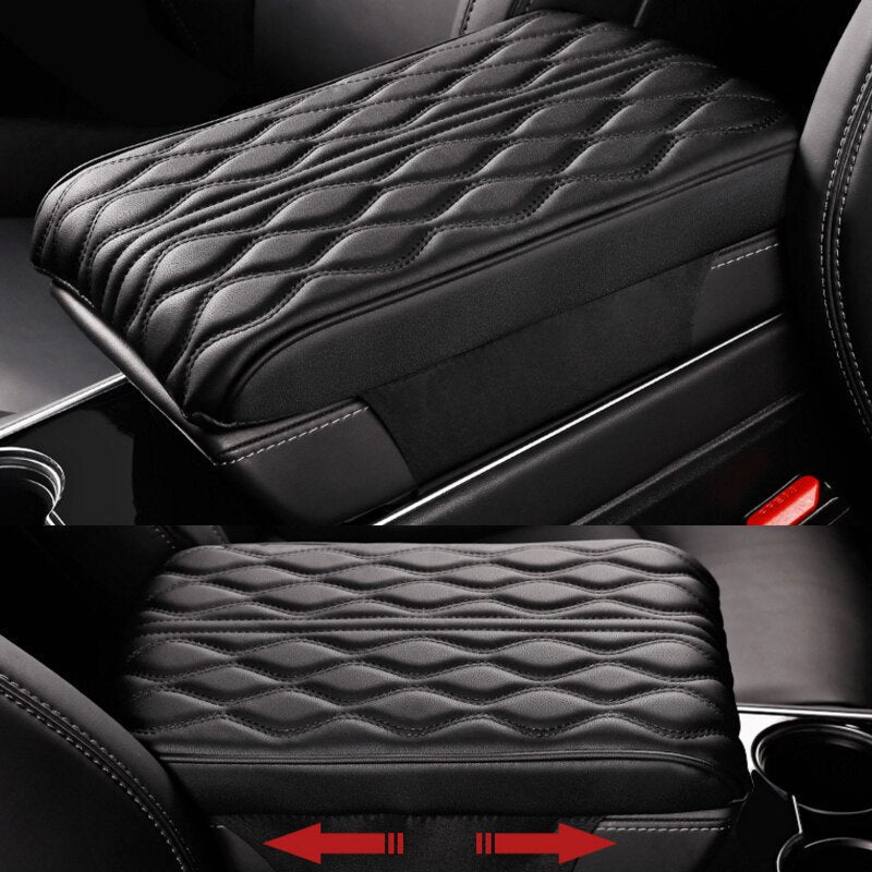 BowLift | Leather Car Armrest Box Pad