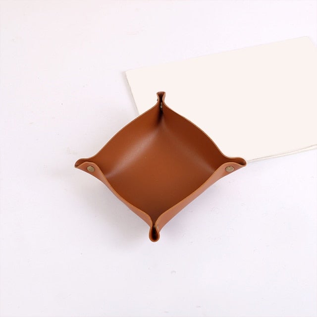Skanto | Leather Storage Tray