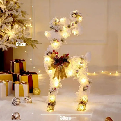 Skanto | LED Christmas Ornaments – Snowman, Deer & Gift Box Ornaments with Lights