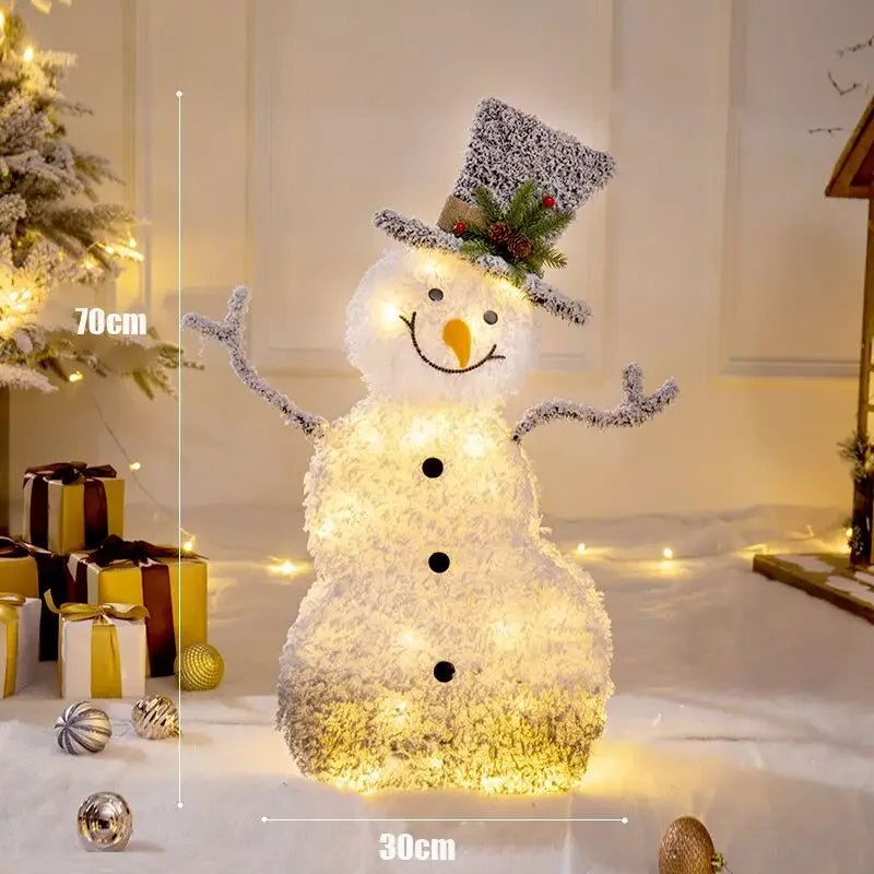Skanto | LED Christmas Ornaments – Snowman, Deer & Gift Box Ornaments with Lights
