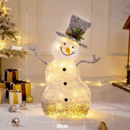 Skanto | LED Christmas Ornaments – Snowman, Deer & Gift Box Ornaments with Lights