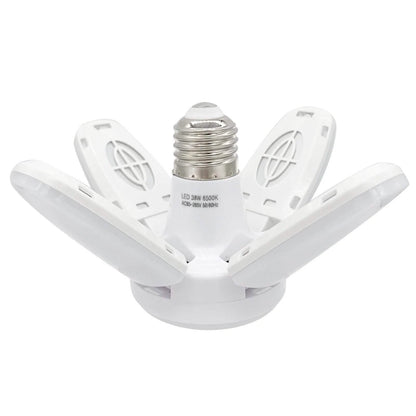 BowLift | LED dimmable ceiling lights for the garage with 4 adjustable panels