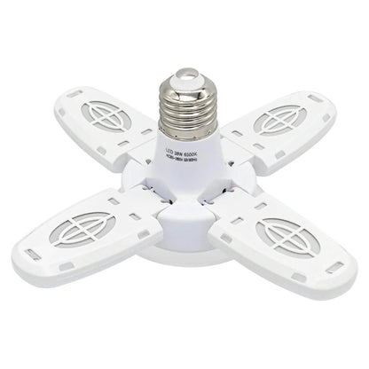 BowLift | LED dimmable ceiling lights for the garage with 4 adjustable panels