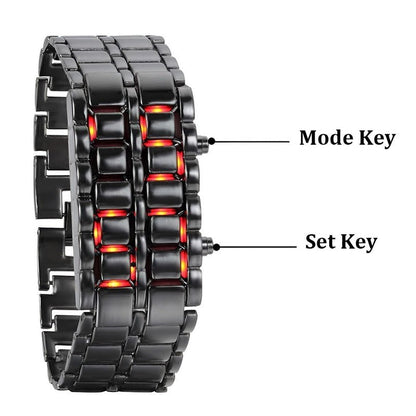 Lava Watch - Trendy LED Wristwatch with Unique Design Bowlift