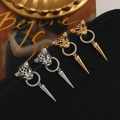 Brehn | Leopard Circle Earrings