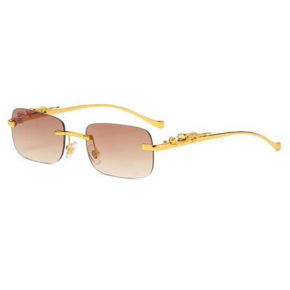 BowLift | LEOPARDVIEW – Stylish Rimless Sunglasses with UV400 Protection