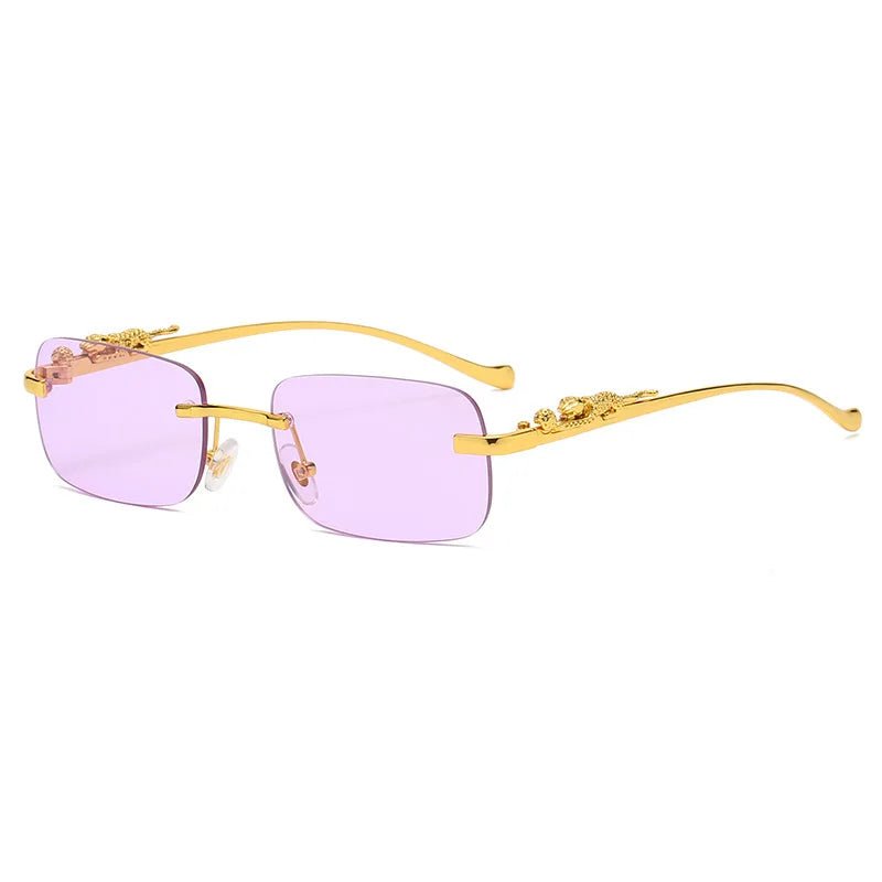 BowLift | LEOPARDVIEW – Stylish Rimless Sunglasses with UV400 Protection