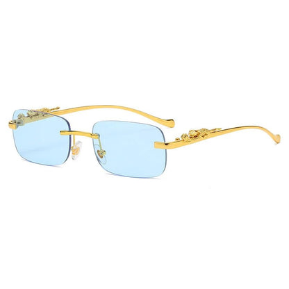 BowLift | LEOPARDVIEW – Stylish Rimless Sunglasses with UV400 Protection