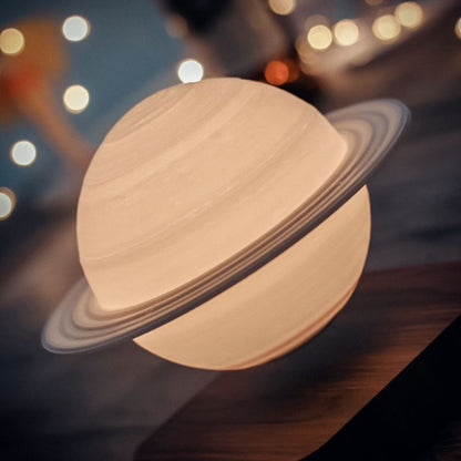 Skanto | SaturnGlow – Levitating Design Lamp with 3D Printing Technology