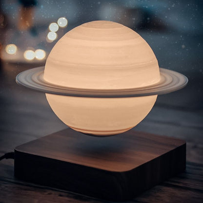 Skanto | SaturnGlow – Levitating Design Lamp with 3D Printing Technology