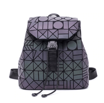 Reflective Colour-Changing Geometric Backpack for Women | Bowlift