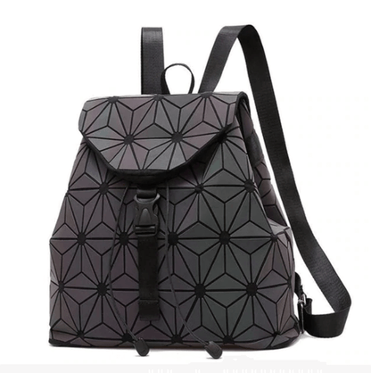 Reflective Colour-Changing Geometric Backpack for Women | Bowlift