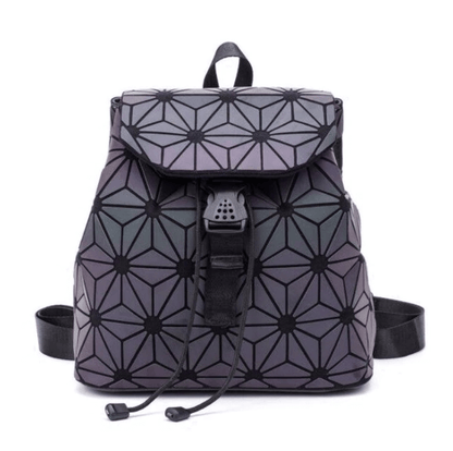 Reflective Colour-Changing Geometric Backpack for Women | Bowlift