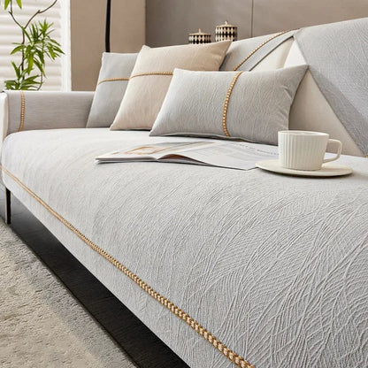 Skanto | LinenLux Sofa Cover – Elegant Linen-Look Protection for Clean and Stylish Living Rooms