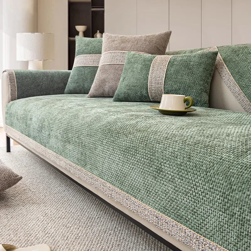 Skanto | LinenLux Sofa Cover – Elegant Linen-Look Protection for Clean and Stylish Living Rooms
