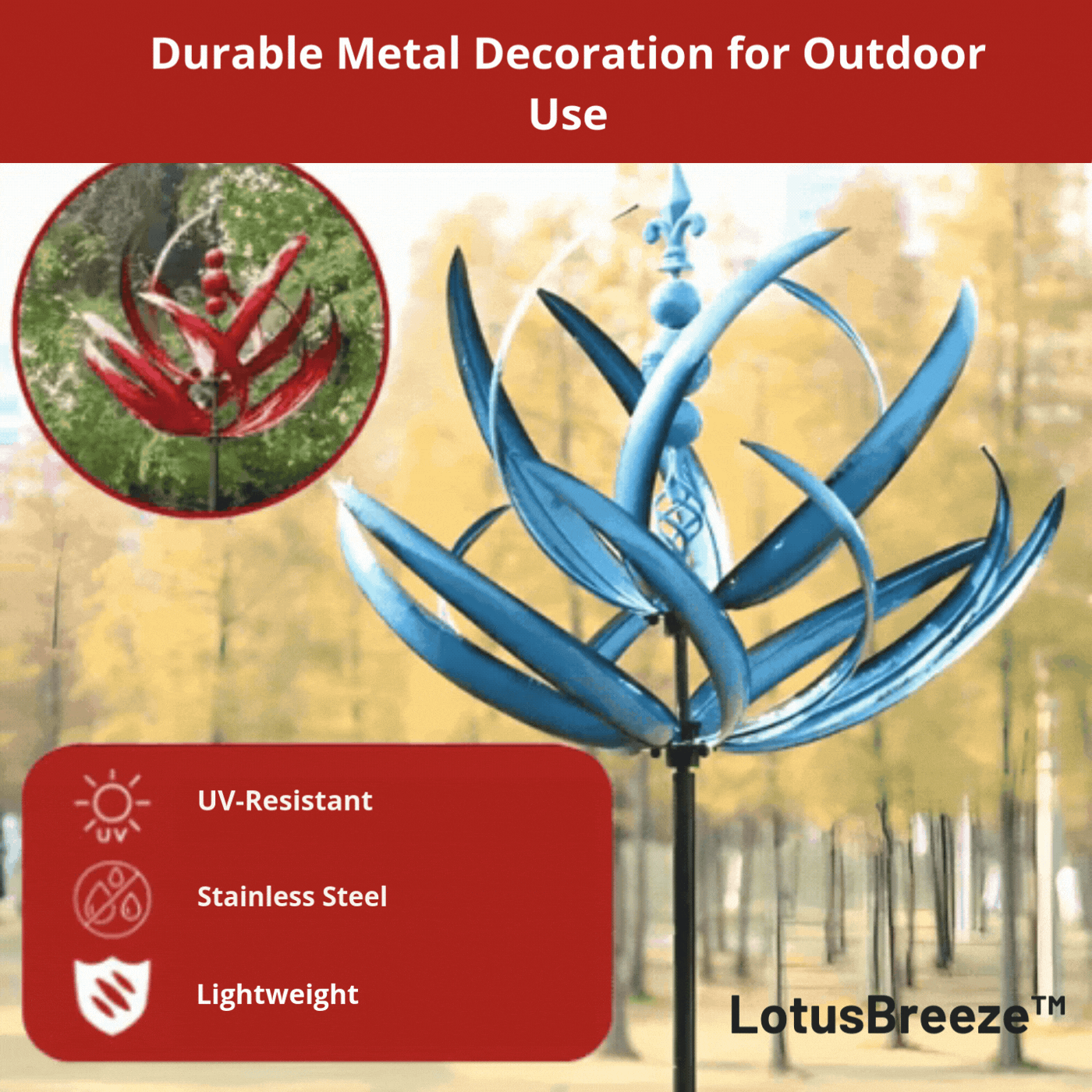 BowLift | LotusBreeze™ Serene Windmill Elegance