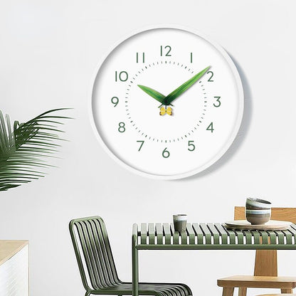BowLift | Timeless Perch Clock - Chic Natural Time Clock with Bird and Flowers