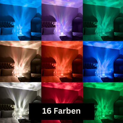 Skanto | AuroraGlow Northern Lights Lamp – 16 Color LED Mood Light with Remote Control