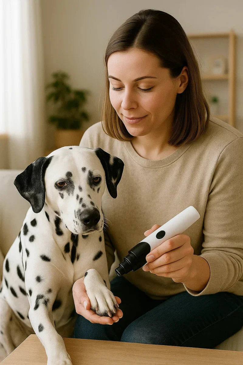 Skanto | LUCKYNAIL – Quiet Electric Pet Nail Grinder with USB Rechargeable Battery