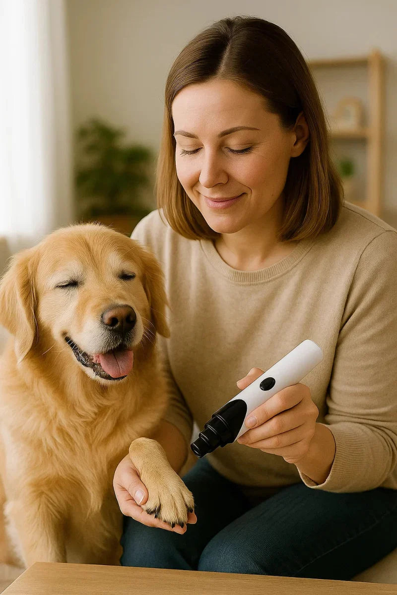 Skanto | LUCKYNAIL – Quiet Electric Pet Nail Grinder with USB Rechargeable Battery