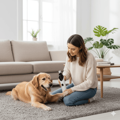 Skanto | LUCKYNAIL – Quiet Electric Pet Nail Grinder with USB Rechargeable Battery
