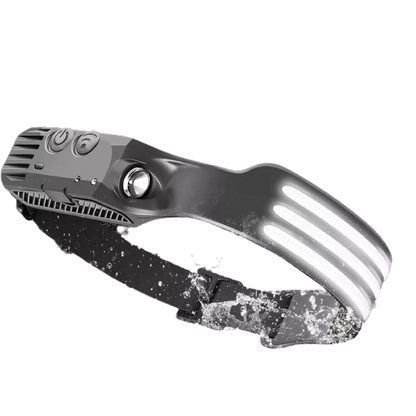 Skanto | 230º LED Headlamp with Adjustable Brightness and Lightweight Design for Camping, Hiking, and Outdoor Activities