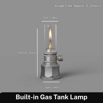 Skanto | LUMETRA – Adjustable Butane Camping Lantern for Flexible Light Settings