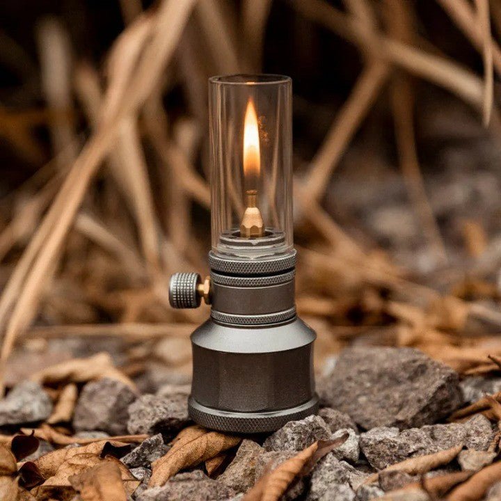 Skanto | LUMETRA – Adjustable Butane Camping Lantern for Flexible Light Settings