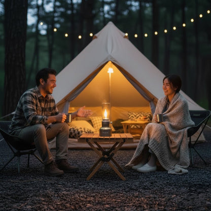 Skanto | LUMETRA – Adjustable Butane Camping Lantern for Flexible Light Settings