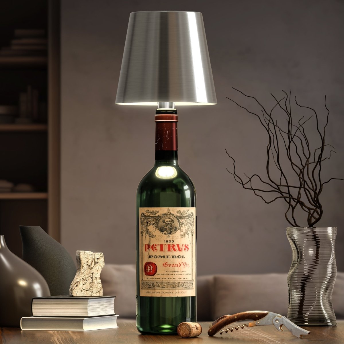 BowLift | LumiBottle – Cable Lamp for Bottles with Warm White LED Light