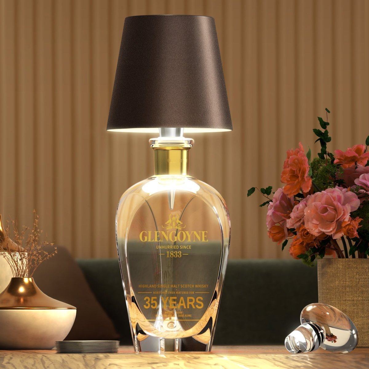 BowLift | LumiBottle – Cable Lamp for Bottles with Warm White LED Light