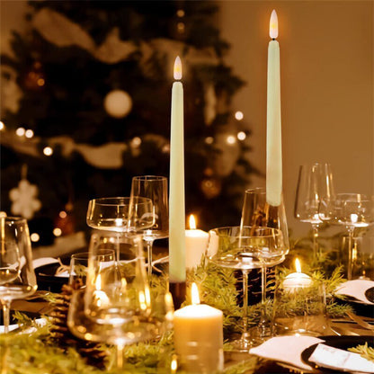 BowLift | FLAMORA – LED Taper Candles with Remote & Timer