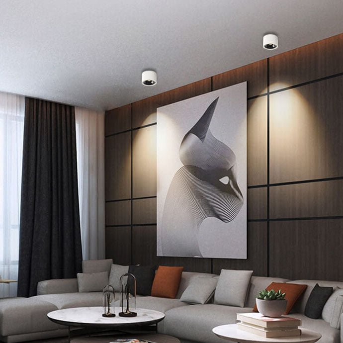 BowLift | LumiDisk – Modern Minimalist LED Ceiling Light for Focused Illumination