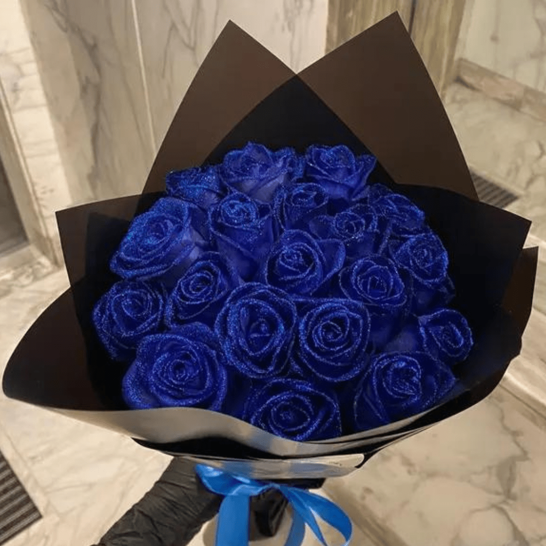BowLift | Fleurion Forever Bloom Rose | Real preserved glitter rose for romantic gifts and home decoration