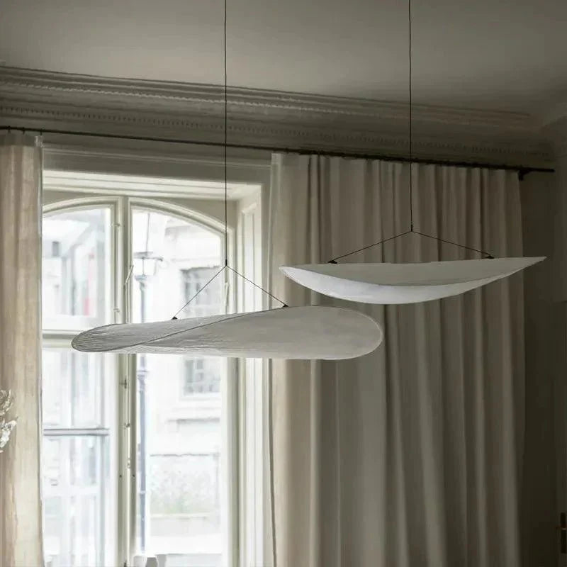 BowLift | EleganceLoom - Silk pendant lamp - Modern design - Chic and sophisticated