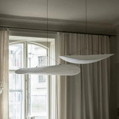 BowLift | EleganceLoom - Silk pendant lamp - Modern design - Chic and sophisticated