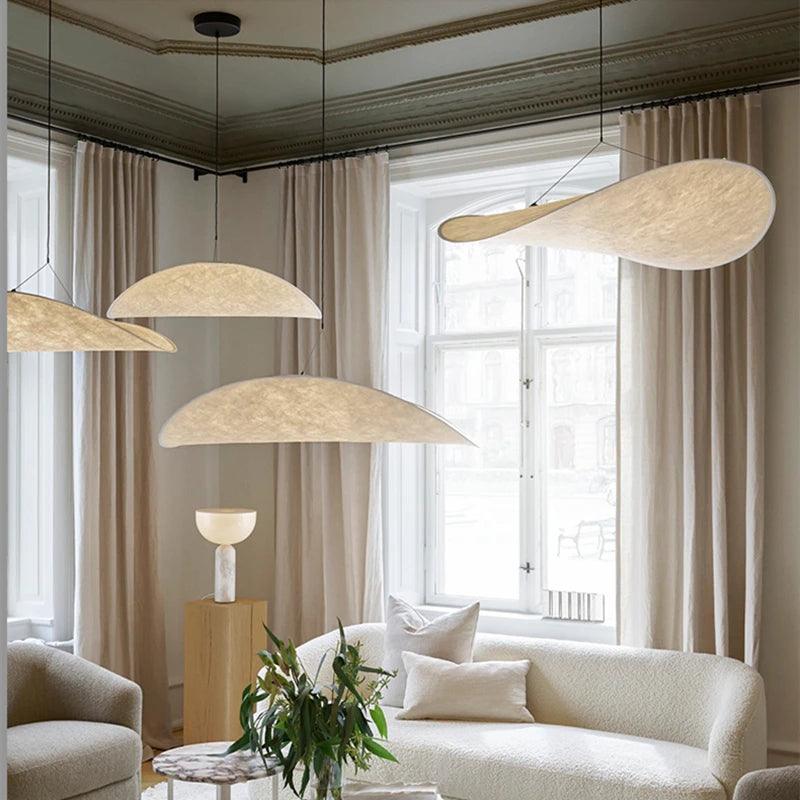 BowLift | EleganceLoom - Silk pendant lamp - Modern design - Chic and sophisticated