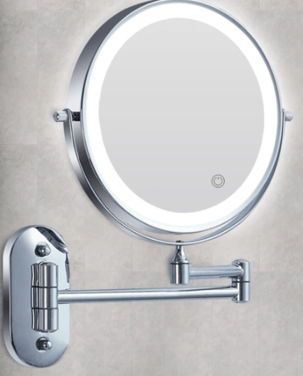 LUMIVIEW – Rechargeable LED Magnifying Mirror with Touch Control