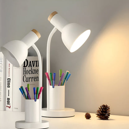 Skanto | LumoDesk – LED Table Lamp with Pen Holder for Organization and Lighting