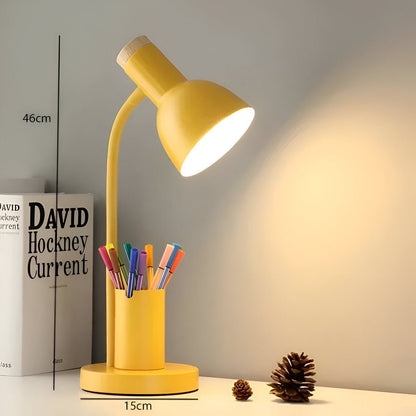 Skanto | LumoDesk – LED Table Lamp with Pen Holder for Organization and Lighting