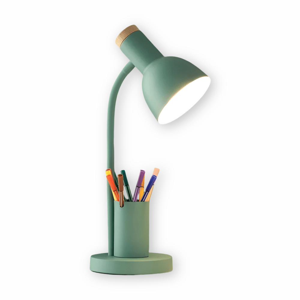 Skanto | LumoDesk – LED Table Lamp with Pen Holder for Organization and Lighting