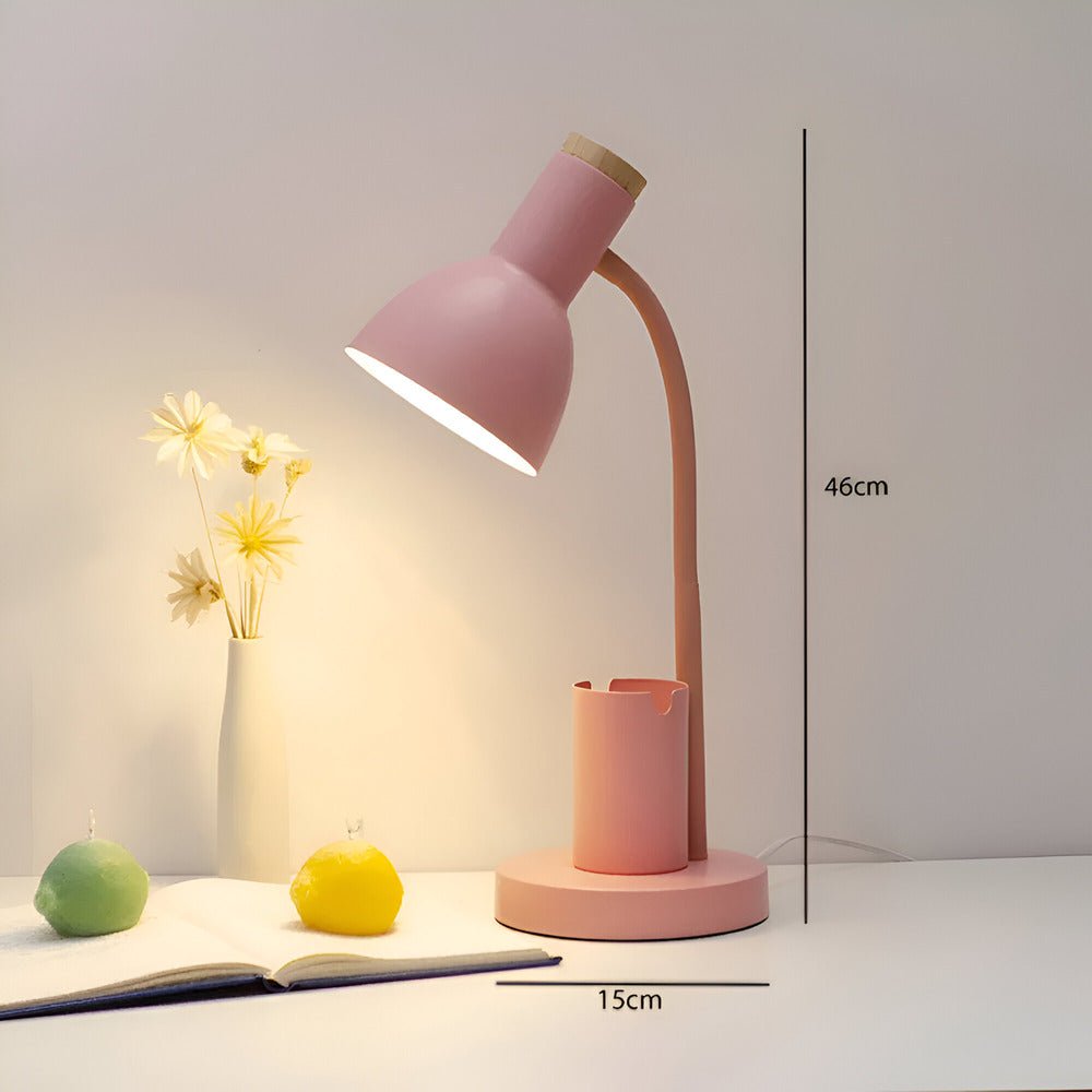 Skanto | LumoDesk – LED Table Lamp with Pen Holder for Organization and Lighting