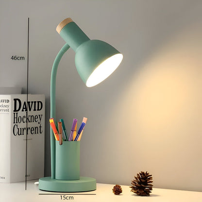 Skanto | LumoDesk – LED Table Lamp with Pen Holder for Organization and Lighting