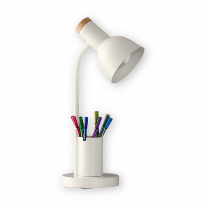 Skanto | LumoDesk – LED Table Lamp with Pen Holder for Organization and Lighting