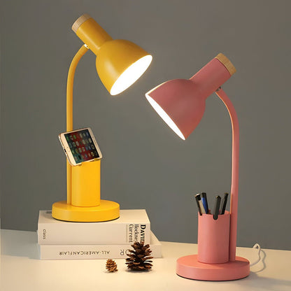 Skanto | LumoDesk – LED Table Lamp with Pen Holder for Organization and Lighting
