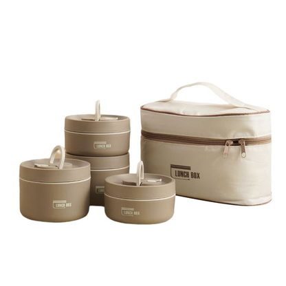 Skanto | Multi-Layer Insulated Lunch Box with Free Carry Bag